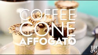 Coffee Cone Affogato [upl. by Nyra]