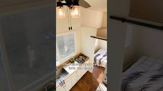 It’s possible to have a downstairs bedroom in a tiny house tinyhome tinyhomebuilder tinyhouse [upl. by Nirrak]