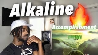 Alkaline  Accomplishment Official Visualizer  REACTION🔥 [upl. by Nayllij963]