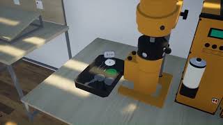 Civil Engineer  Dynamic Shear Rheometer Test Using Virtual Reality VR [upl. by Jonette467]