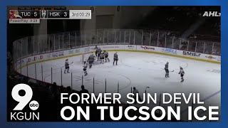 Former Sun Devil Colin Theisen on Tucson ice [upl. by Anwahsak]