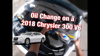 Oil Change on a 2018 Chrysler 300 V6 [upl. by Kynan]