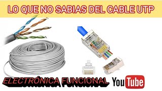 Cable UTPCAT 5E Conozca características y nomenclaturas [upl. by Oigile]