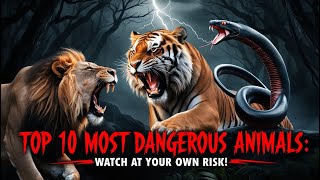 Top 10 Deadliest Animals You Should Avoid [upl. by Biernat]