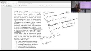 Resolvendo Questões de Vestibular  Biologia questão 17 Ecologia [upl. by Aerdua]