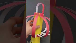 How to Make a Chinese Paper Lantern Craft  Crafts for Kids  shorts chinesenewyear papercraft [upl. by Stagg106]