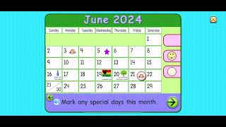 Starfall Calendar June 5 2024 [upl. by Puttergill]