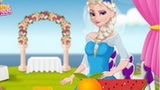 Disney Frozen Game Elsa Wedding Dish Baby Videos Games For Kids [upl. by Bess122]