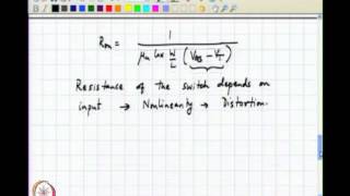 Mod01 Lec06 Distortion in a Sampling Switch [upl. by Carper]