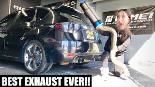 BEST EXHAUST EVER Tomei Expreme Ti Install INSANE RUMBLE [upl. by Knorring57]