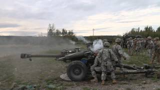 Uncut Direct Fire Drill M119 Howitzer [upl. by Martino]