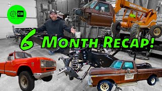 6 months of CODY BUILDS in 20 minutes RECAPPING 75 F150 Build 75 IH Will it Run 73 Charger [upl. by Mundt]