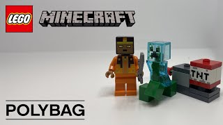 Building The LEGO Minecraft Polybag quotHero And Charged Creeperquot [upl. by Des]