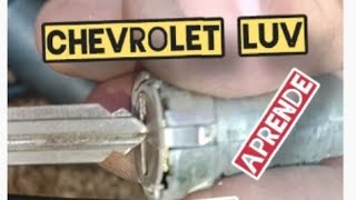 como hacer llave chwbrolet Luv🔑 desde cero la llave se perdió [upl. by Helms]