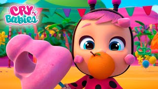 Playing on the Tropical Beach 🌴🥥 CRY BABIES Magic Tears  Full Episodes  Kitoons Cartoons for Kids [upl. by Adnohsat]