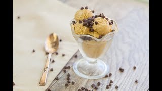 5 Ingredient Mocha Ice Cream DAIRY FREE Simply Bakings [upl. by Oyr783]