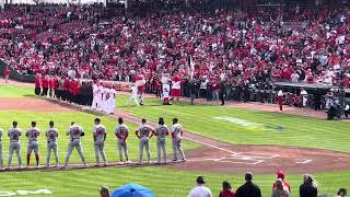 MLB Opening Day 2024 Great American Ballpark [upl. by Verada723]