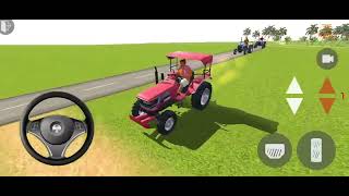 MAHINDRA TRACTOR 744 FE KA POWER MATTI LODING TOCHAN TRACTOR 3DX JCB INDIA GAME youtubevideo [upl. by Scriven577]