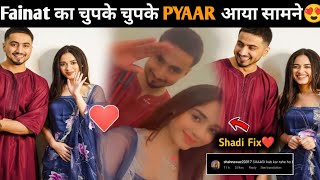 Fainat का चुपके चुपके PYAAR आया सामने 😍 Faisu and jannat zubair Love Moment Fainat Marriage [upl. by Grefe]