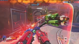 Overwatch 2 QuickPlay Jada Hammer Rein Debut Gameplay FOR GLORY [upl. by Hartzell]