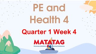 GRADE 4 MATATAG PE amp Health QUARTER 1 WEEK 4 [upl. by Isbel]