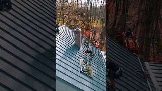 Most satisfying 😁😃 Unique style roofing installation 🥰🤩😍shortstrendingfunny roof construction [upl. by Coheman411]