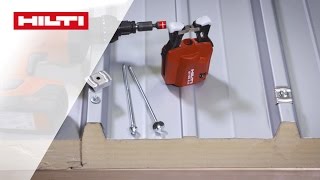 ANLEITUNG zur Hilti SCDW 1 S Montage von Sandwichelementen auf Holz [upl. by Luca]