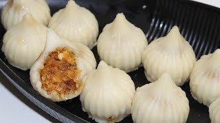 Modak Recipe  चावल के आटे के उकडीचे मोदक  Traditional Steamed Modak  Ganesh Chaturthi Special [upl. by Arekat]