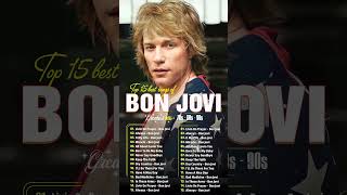 Bon Jovi Greatest Hits Full Album  Bad Medicine classicrockgreatesthits reels rock shorts [upl. by Martynne609]