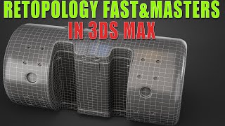 Topology Hard Surface fastest way Retopology And Subdivide In Hard Surface In 3ds Max 3  N°199 [upl. by Mapel402]