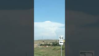 Oklahoma thunderstorm with overshooting top weather storm [upl. by Naehs486]