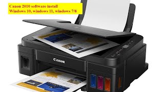 canon 2010 software installation  canon printer software installation printer software installatio [upl. by Atnuahsal846]