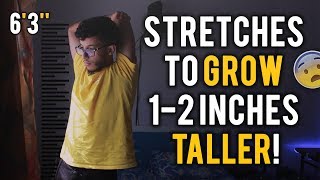 HOW TO GROW TALLER  4 Minute Stretching Routine [upl. by Nilyram911]