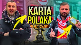 41 KARTA POLAKA W WARSZAWIE 🏙️  получили Карту Поляка в Варшаве [upl. by Malvin]