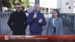 MOTTA DI LIVENZA  ARIANNA LA GIOVANE VINCITRICE DEL PREMIO MAZZOTTI [upl. by Steinway765]