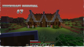 Minecraft Survival 7  A Minha Casa Esta Pronta [upl. by Kraft]