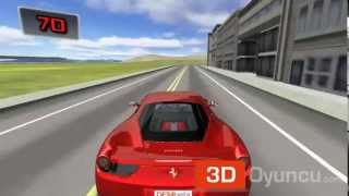 3D Ferrari F458  3D Araba Oyunları  3D Oyuncu [upl. by Arvad]