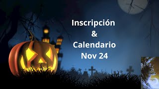 Inscripción montería y calendario Nov 2024 [upl. by Aitnyc979]