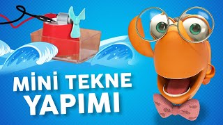 Profesör Balık ile Deneyler Mini Tekne Yapımı [upl. by Hecklau620]