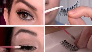 False Eyelashes 101 Select Apply Remove Clean [upl. by Sille]