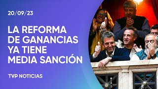 Diputados aprobó la reforma del Impuesto a las Ganancias [upl. by Anuaik228]