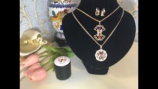 Качественная бижутерия с AliExpress💍💎 Обзор bijouterie [upl. by Annuahs623]