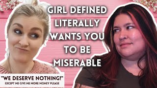 Therapist Reacts Girl Defined Thinks You Dont Deserve Happiness [upl. by Pizor]