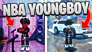 I BECAME NBA YOUNGBOY AND MADE A DISSTRACK IN THIS BRONX ROBLOX HOOD GAME [upl. by Wyatan84]