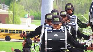 Wilberforce University Hounds of Sound Stands  Trotwood Madison Mardi Gras BOTB 2023 [upl. by Ches]