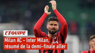 Le résumé de Milan AC  Inter Milan  Coupe dItalie demifinale aller [upl. by Kohcztiy]