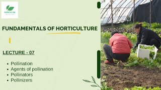 Fundamentals of Horticulture  Lecture 07 l Pollination Pollinators Pollinizers  Agriculum [upl. by Arobed]