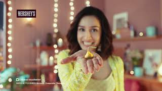 Celebrate Festive Season with ShraddhaKapoor and HERSHEYS KISSES [upl. by Inimod]