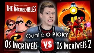 Os Incríveis 1 Vs Os Incríveis 2  QUAL É O PIOR [upl. by Ylrehc]