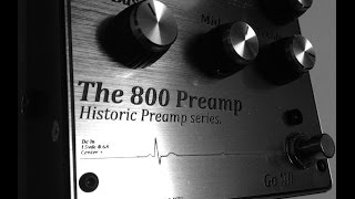 Fredamp The 800 Preamp [upl. by Nolie]